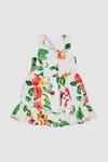 Blue Zoo Girls Off White Floral Print Tiered Dress thumbnail 1