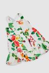 Blue Zoo Girls Off White Floral Print Tiered Dress thumbnail 3