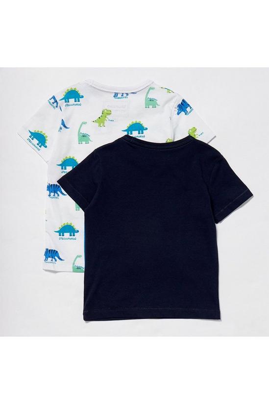 Blue Zoo 2 Pack Boys Dinosaur T-Shirts 2
