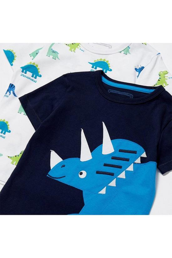 Blue Zoo 2 Pack Boys Dinosaur T-Shirts 3