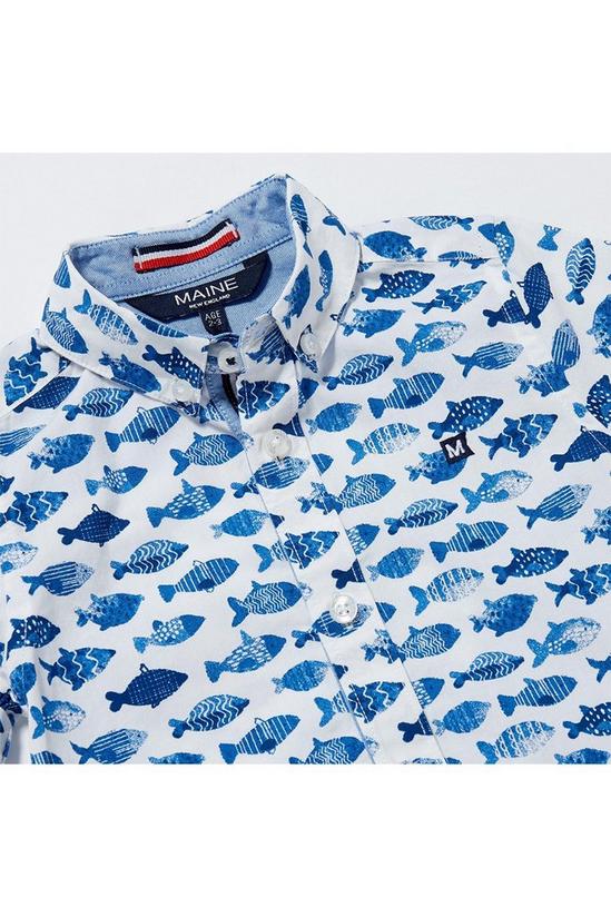 Blue Zoo Boys Fish Print Shirt 3