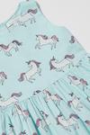 Blue Zoo Girls Unicorn Print Woven Dress thumbnail 3