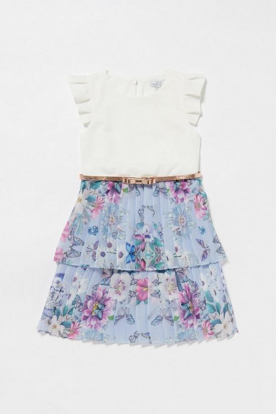 Blue Zoo Floral Pleated Dress 1