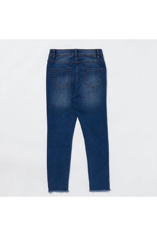 Blue Zoo Girls Blue Mid Wash Jeans 2