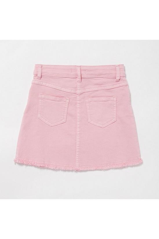 Blue Zoo Girls Pink Denim Skirt 2