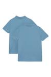 Blue Zoo School Girls 2 Pack Slim Fit Polo Shirts thumbnail 2