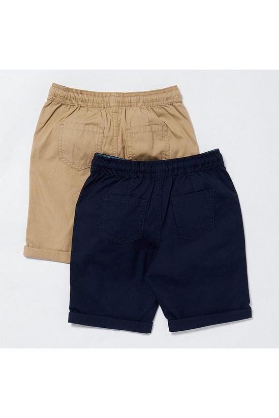 Blue Zoo Boys 2 Pack Cotton Shorts 2