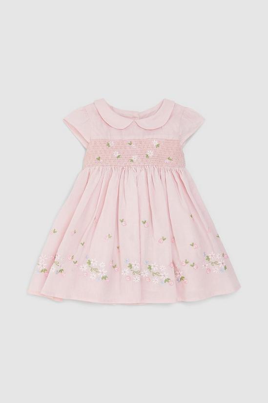 Blue Zoo Baby Flower Embroidered Dress 1