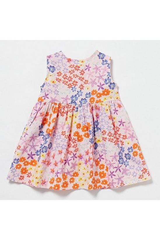 Blue Zoo Baby Girls Floral Dress & Hat 2