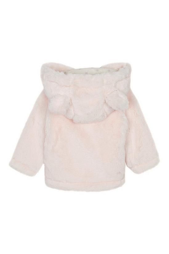 Blue Zoo Baby Girls Pink Fluffy Jacket 2