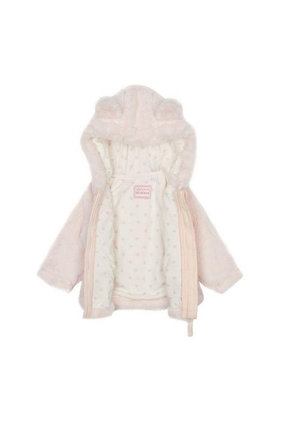 Blue Zoo Baby Girls Pink Fluffy Jacket 4