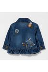 Blue Zoo Baby Girls Blue Embroidered Denim Jacket thumbnail 2