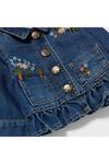 Blue Zoo Baby Girls Blue Embroidered Denim Jacket thumbnail 3