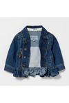 Blue Zoo Baby Girls Blue Embroidered Denim Jacket thumbnail 4