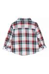 Blue Zoo Baby Boys Red Checked Cotton Long Sleeves Shirt thumbnail 2