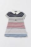 Blue Zoo Baby Girls Multicoloured Striped Rugby Dress thumbnail 1