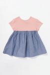 Blue Zoo Baby Girls Pink Floral Applique Dress thumbnail 2