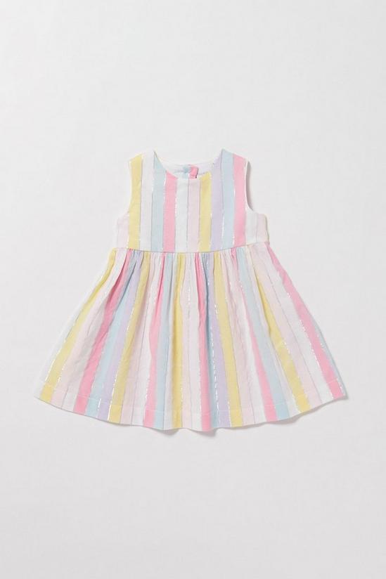 Blue Zoo Baby Girls Multicoloured Striped Dress 1