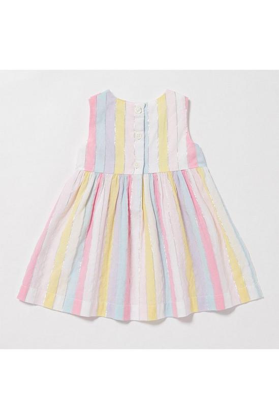 Blue Zoo Baby Girls Multicoloured Striped Dress 2