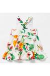 Blue Zoo Girls Off White Floral Print Tiered Dress thumbnail 2