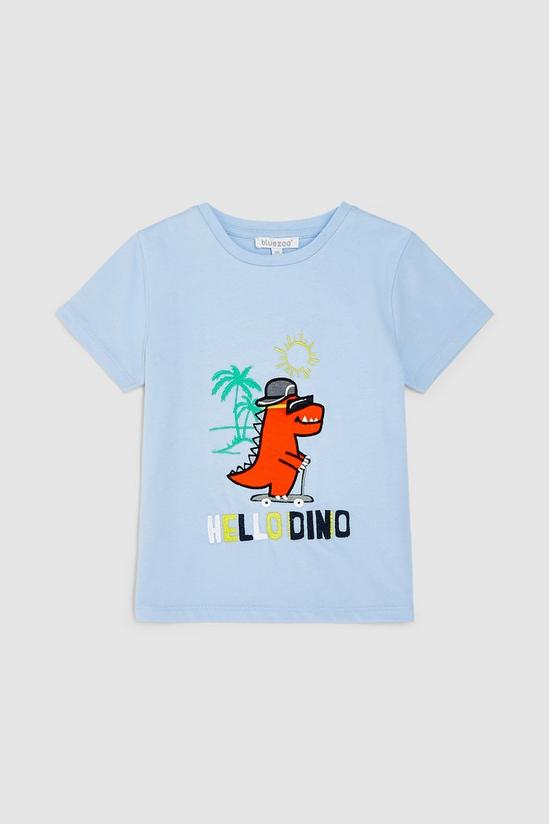 Blue Zoo Toddler Boys Scooter Dino Tee 1
