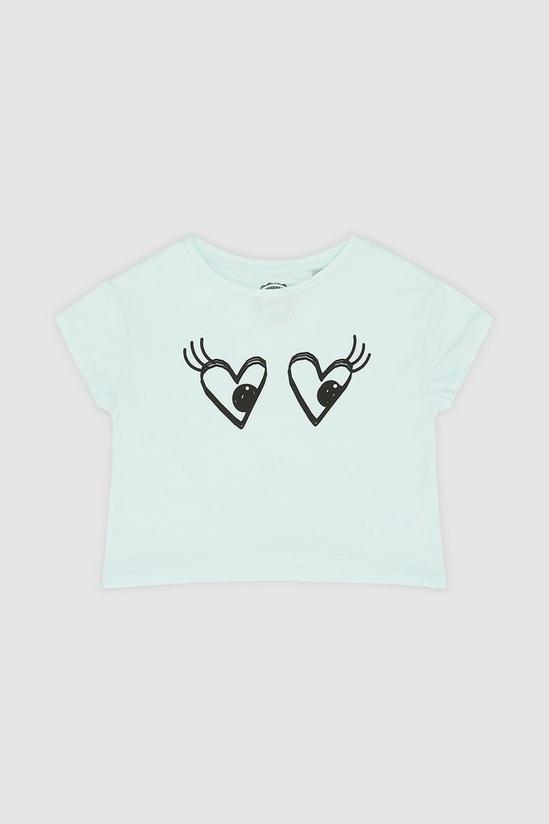 Blue Zoo Younger Girls Heart Eyes Tee 1