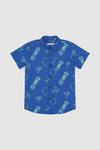 Blue Zoo Boys Skateboard Print Short Sleeve Shirt thumbnail 1