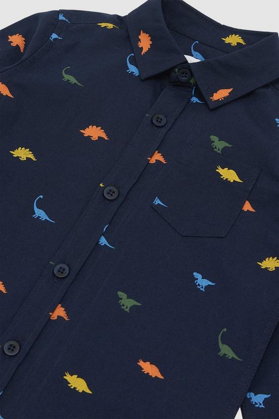 Blue Zoo Toddler Boys Dino Print Long Sleeve Shirt 3