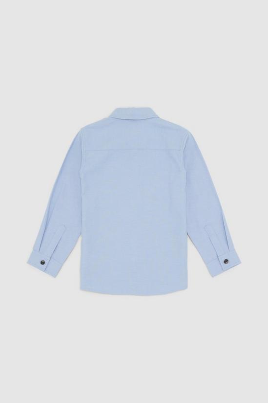 Blue Zoo Toddler Boys Oxford Plain Long Sleeve Shirt 2
