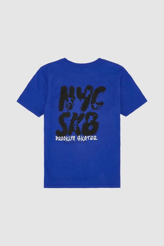Blue Zoo Boys Nyc Back Placement Short Sleeved Tee 2