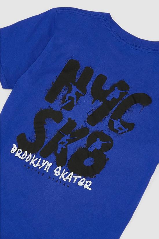 Blue Zoo Boys Nyc Back Placement Short Sleeved Tee 3