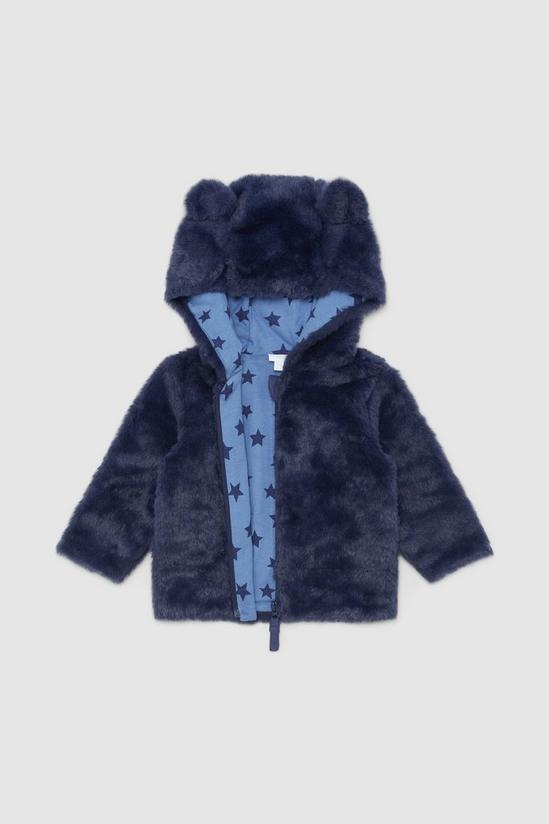 Blue Zoo Baby Boys Fur Jacket 2