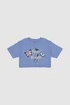 Blue Zoo Girls Happy Thoughts Crop Tee thumbnail 1
