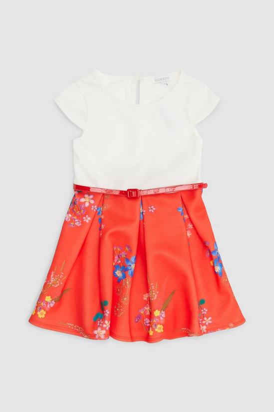 Blue Zoo Toddler Girl Floral Mockable Dress With Belt 1