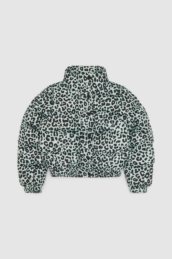 Blue Zoo Girls Padded Leopard Jacket 1