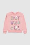 Blue Zoo Younger Girl Stay Wild Child Sweat thumbnail 1