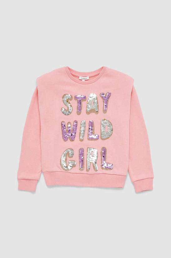 Blue Zoo Younger Girl Stay Wild Child Sweat 1
