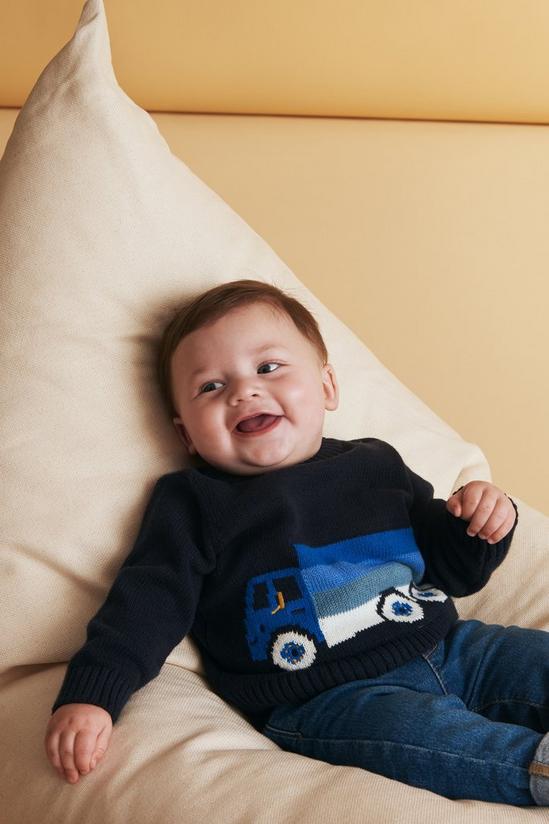 Blue Zoo Baby Boy Truck Jumper 1