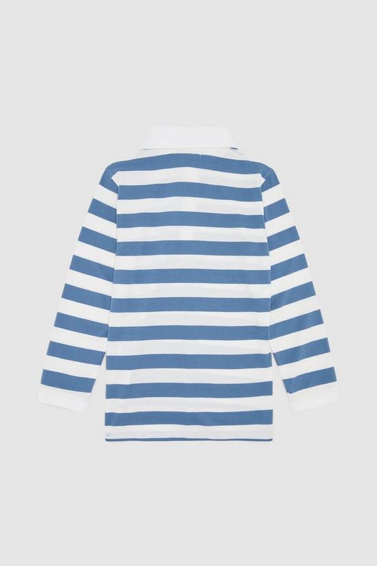Blue Zoo Younger Boys Stripe Rugby Polo 2