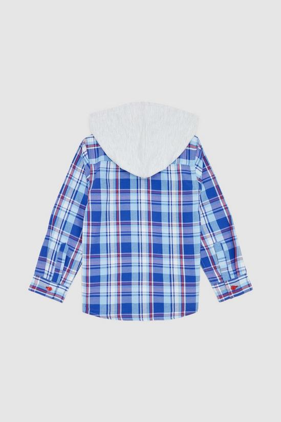 Blue Zoo Younger Boys Hooded Shirt 2