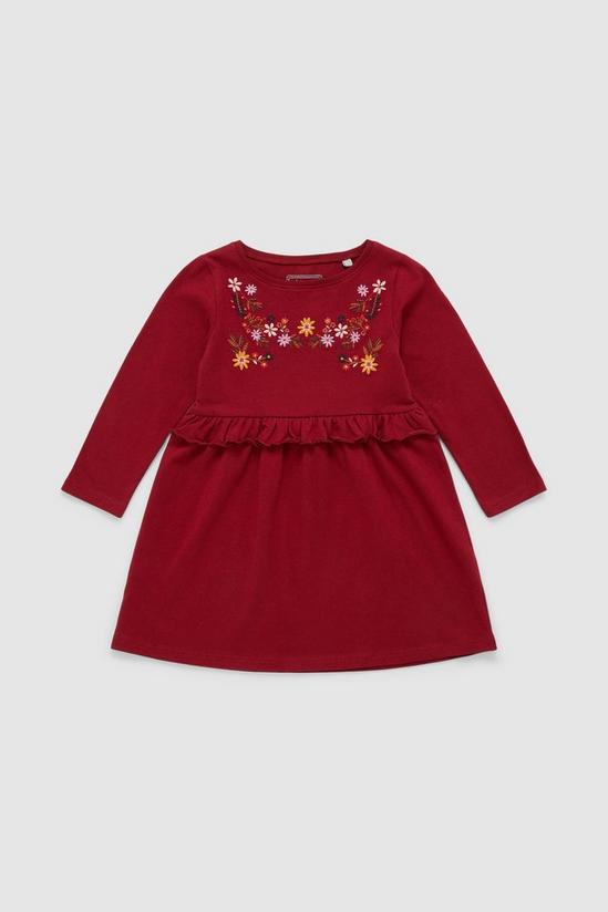 Blue Zoo Toddler Girls Flower Embroidered Dress 1
