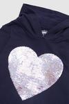 Blue Zoo Younger Girl Heart Hooded Sweat Top thumbnail 5