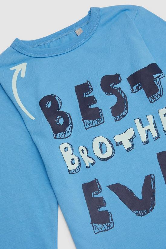 Blue Zoo Toddler Boy Best Brother Long Sleeve Tee 3