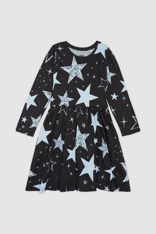 Blue Zoo Younger Girl Xmas Star Dress 1
