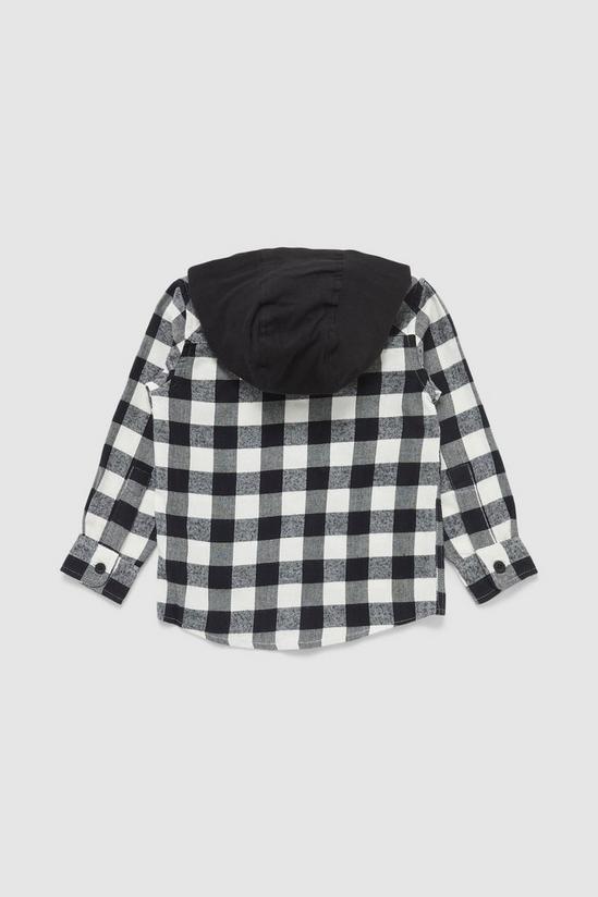 Blue Zoo Younger Boy Hooded Check Shirt 2
