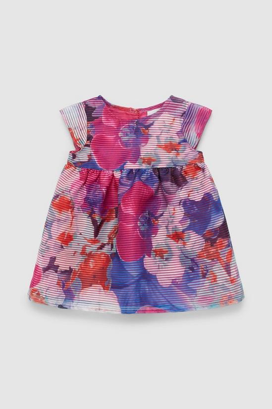 Blue Zoo Baby Girls Oversized Floral Organza Dress 1