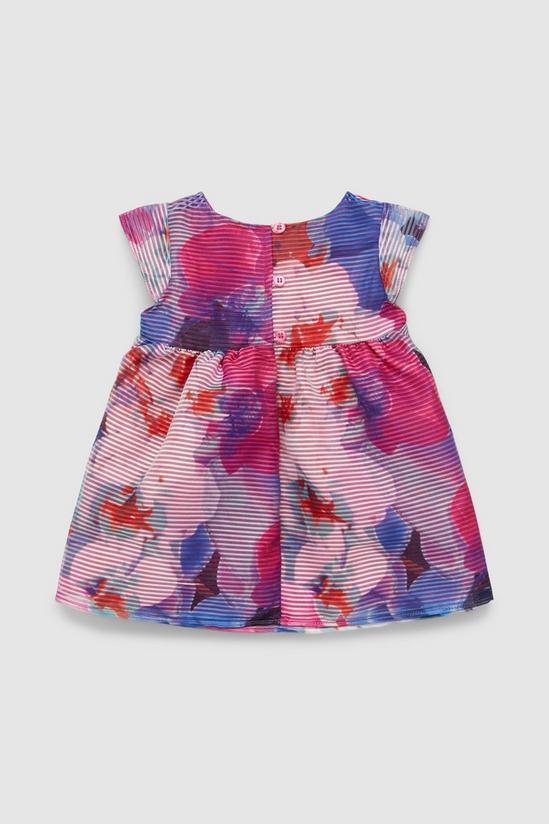 Blue Zoo Baby Girls Oversized Floral Organza Dress 2
