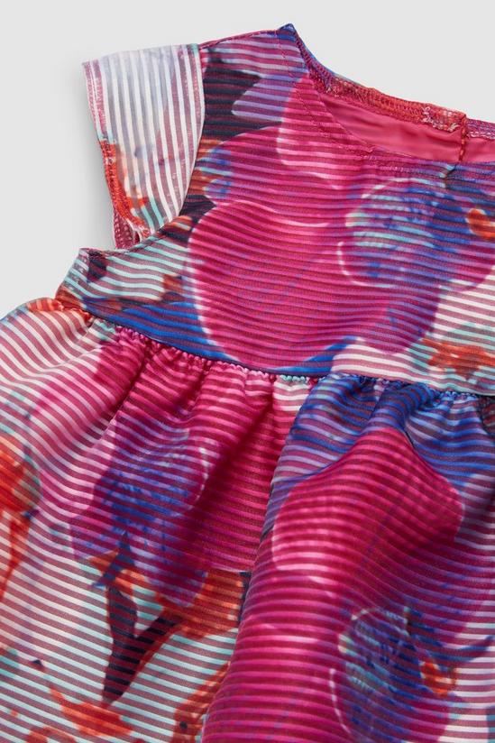 Blue Zoo Baby Girls Oversized Floral Organza Dress 3