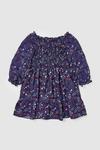 Blue Zoo Younger Girls Square Neck Shirred Dress thumbnail 3