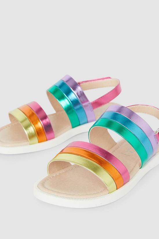 Blue Zoo Younger Girls Rainbow Sandal 3